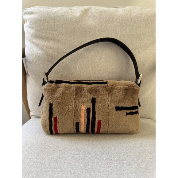 multicolour rabbit baguette fendi handbag - Picture 6 of 9